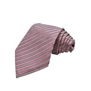 Chereskin Men's Tie, Classic Style, Pink, Handmade, 100% silk